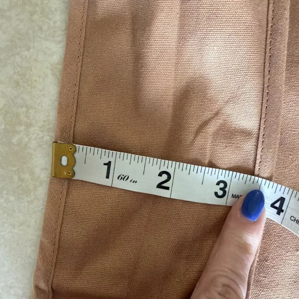 Max Mara Large Cotton Garment Bag 55in Tan Brown